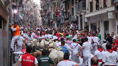 NO COMMENT: É o fim das festas de São Firmino em Pamplona