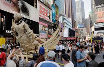 Times Square bajo el agua