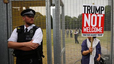 Lluvia de protestas por la visita de Trump al Reino Unido