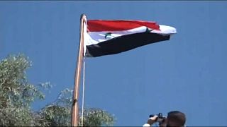 Сирийский флаг над Дераа
