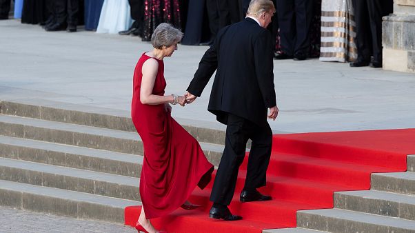 Donald Trump and Theresa May Donald Trump and Theresa May