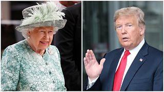 Am Freitagnachmittag trinken Trump und die Queen einen Tee