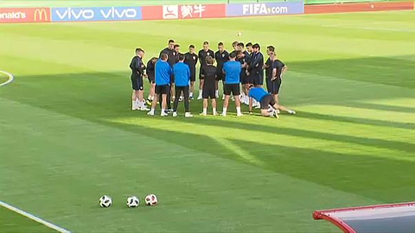 Los croatas se preparan para disputar el 'partido de sus vidas' Los croatas se preparan para disputar el 'partido de sus vidas'