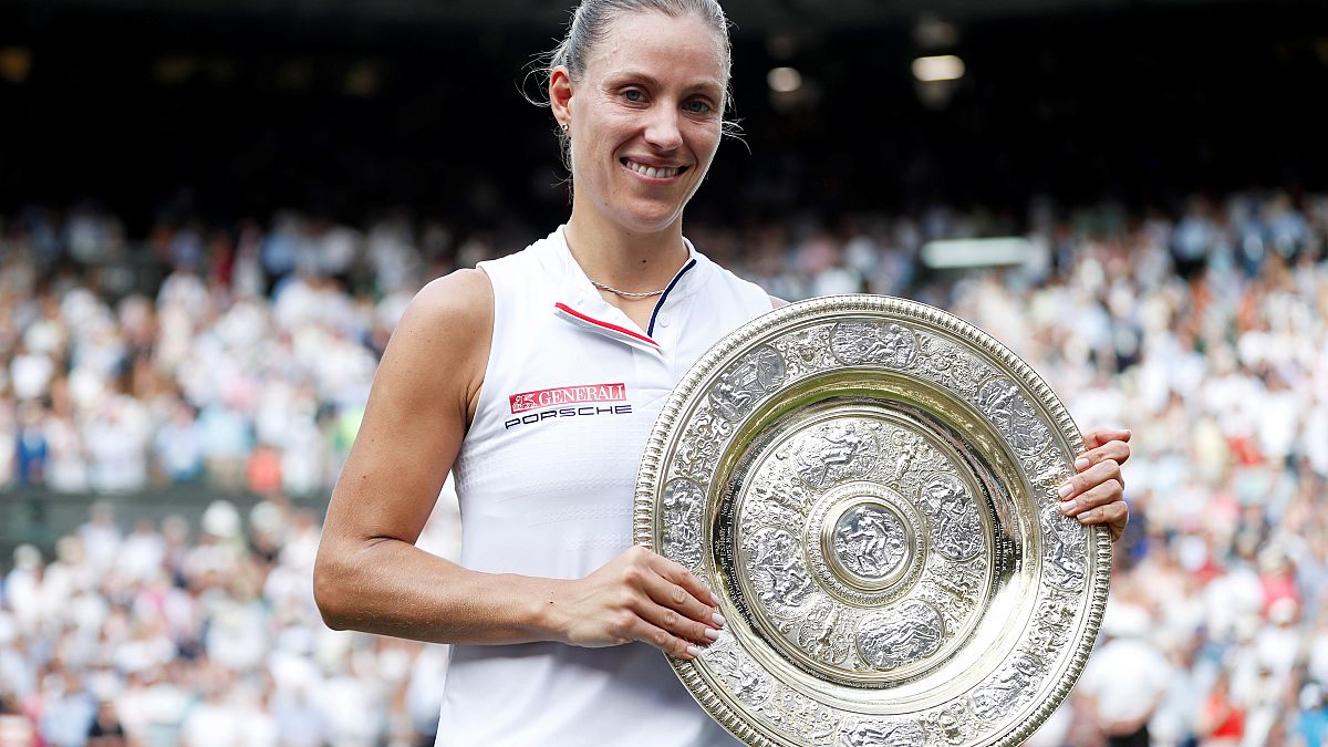 Angelique Kerber wins Wimbledon ladies singles title