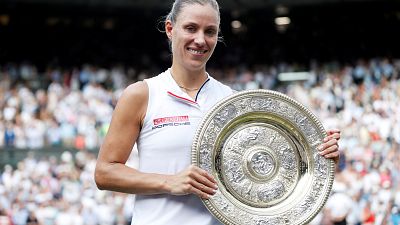 Angelique Kerber wins Wimbledon ladies singles title