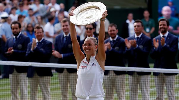 Erste deutsche Wimbledon-Siegerin seit 1996: Angelique Kerber Erste deutsche Wimbledon-Siegerin seit 1996: Angelique Kerber