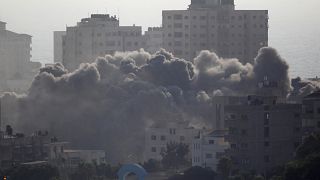 Gaza police investigates blast that killed two people after Israel pounds Hamas targets