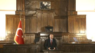 Cumhurbaşkanlığı Kabinesi 1. Toplantısı Açılış Töreni'nde Erdoğan