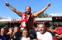 Kırpınar Yağlı Güreşleri'nde Antalyalı pehlivan Orhan Okulu şampiyon oldu