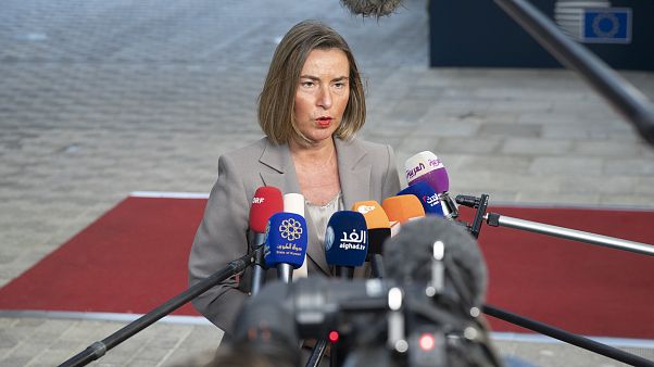 La cheffe de la diplomatie de l'UE Federica Mogherini La cheffe de la diplomatie de l'UE Federica Mogherini