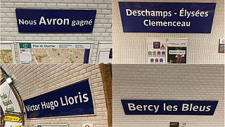 Şampiyonluğun ardından Paris'te durak isimleri değişti