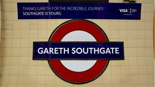 مترو لندن يضع اسم المدرب الإنكليزي ساوثغيت على إحدى المحطات