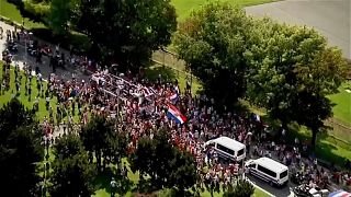 Croatia World Cup team get hero's welcome in Zagreb
