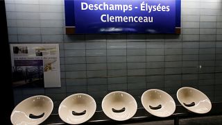 Las estaciones de metro parisinas tuneadas para los héroes del Mundial