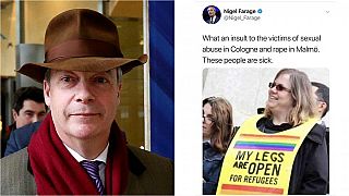 Schnell gelöscht: Nigel Farage greift Aktivisten mit gefälschtem Bild an
