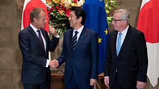 Aláírta a szabadkereskedelmi egyezményt az Európai Unió és Japán