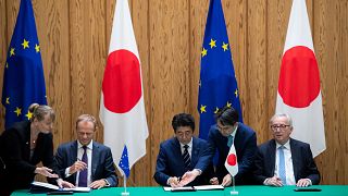 Ue-Giappone: firmato accordo di libero scambio