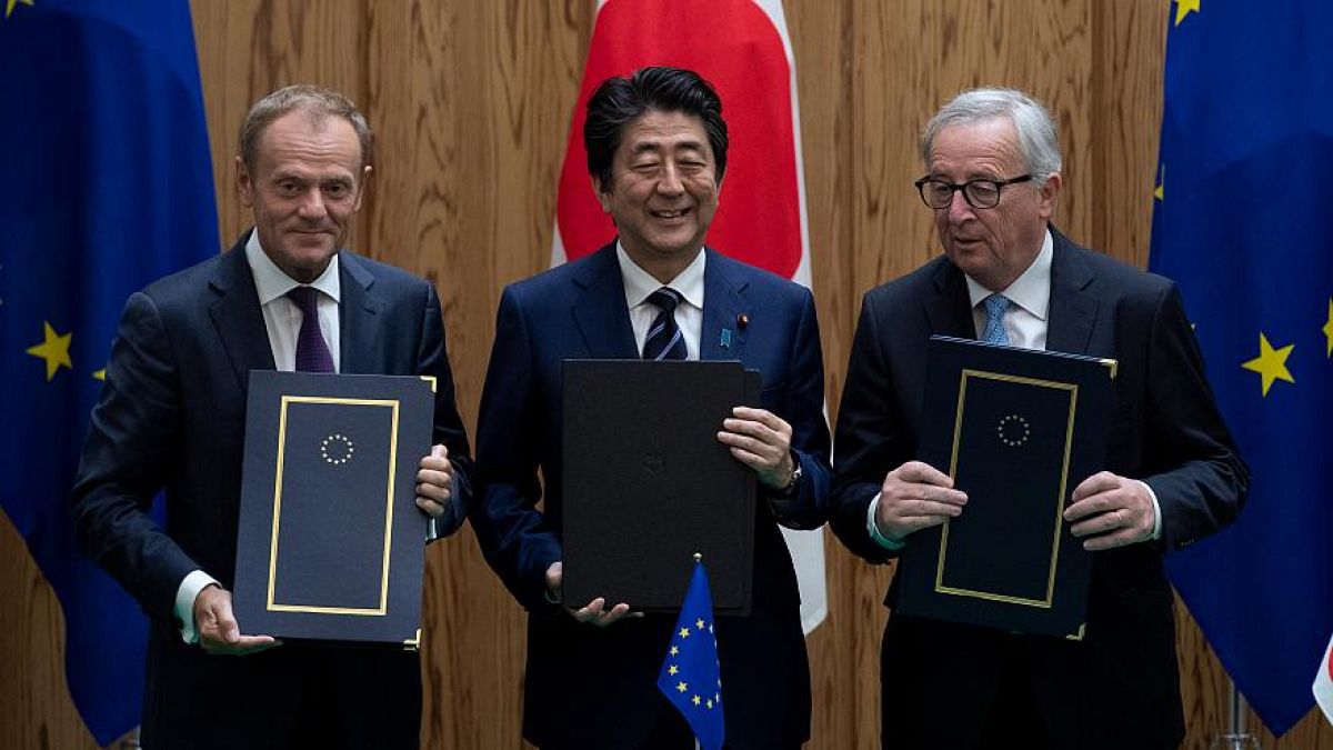 AB ve Japonya arasında tarihi serbest ticaret anlaşması 