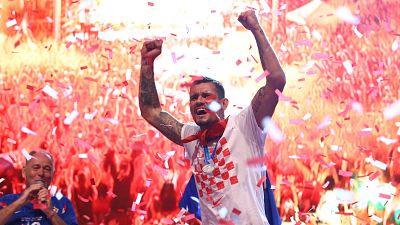 Hırvatistan'da yüz binler milli takımı coşkuyla karşıladı