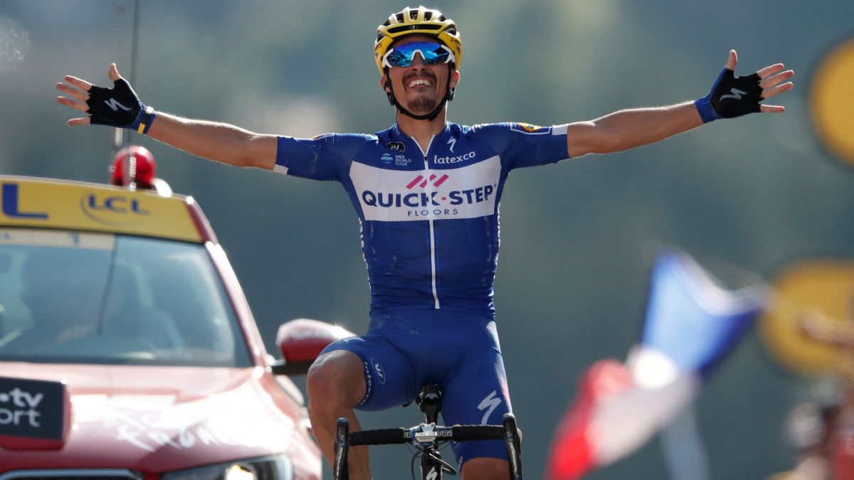 تور دو فرانس؛ نخستین پیروزی مرحله‌ای برای رکابزنان فرانسوی در کوهستان