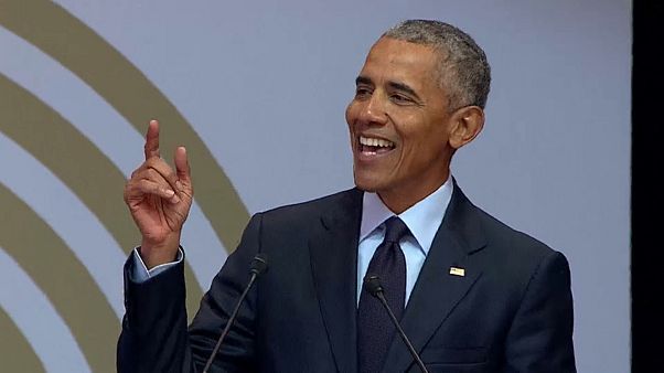 Obama lobt WM-Gewinner: «Wie Gallier sehen die nicht alle aus» Obama lobt WM-Gewinner: «Wie Gallier sehen die nicht alle aus»