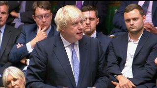 Boris Johnson fez o discurso da demissão no Parlamento
