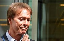Cliff Richard outside court