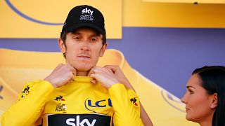 Geraint Thomas has grabbed yellow jersey after winning stage 11