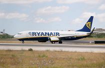 Un avion de la compagnie Ryanair dont 600 vols sont annulés pour grève