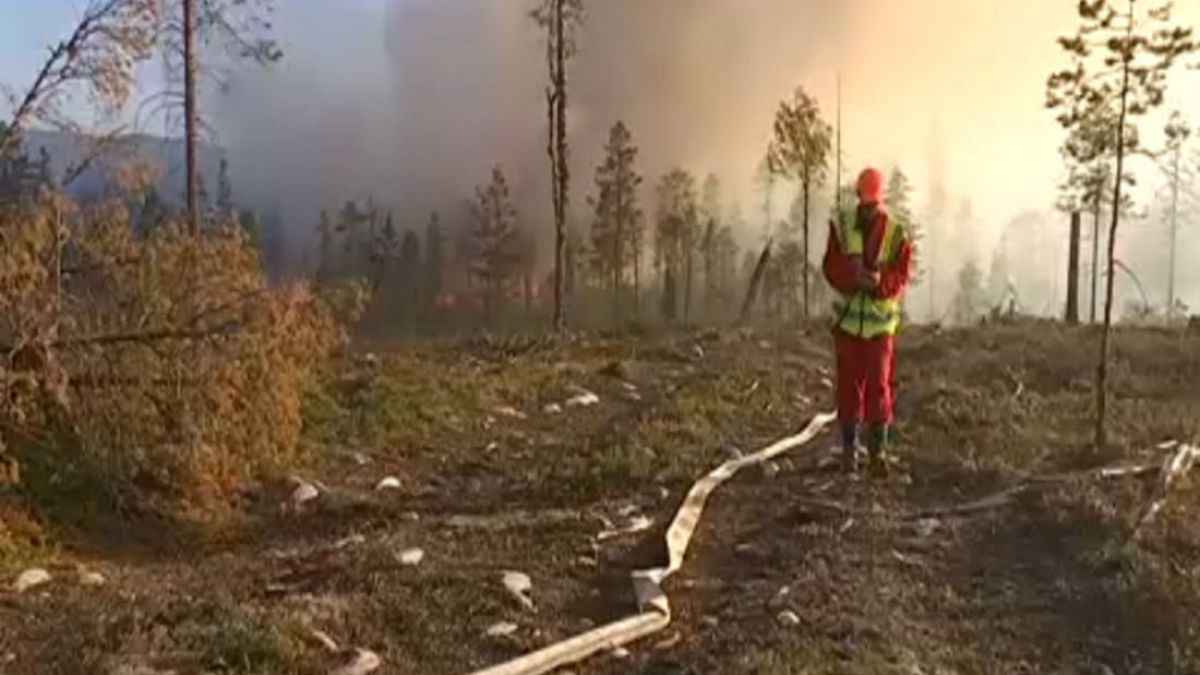 «Στις φλόγες» η Σουηδία-60 πύρινα μέτωπα