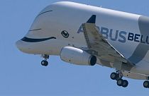 L'envol du Beluga XL d'Airbus