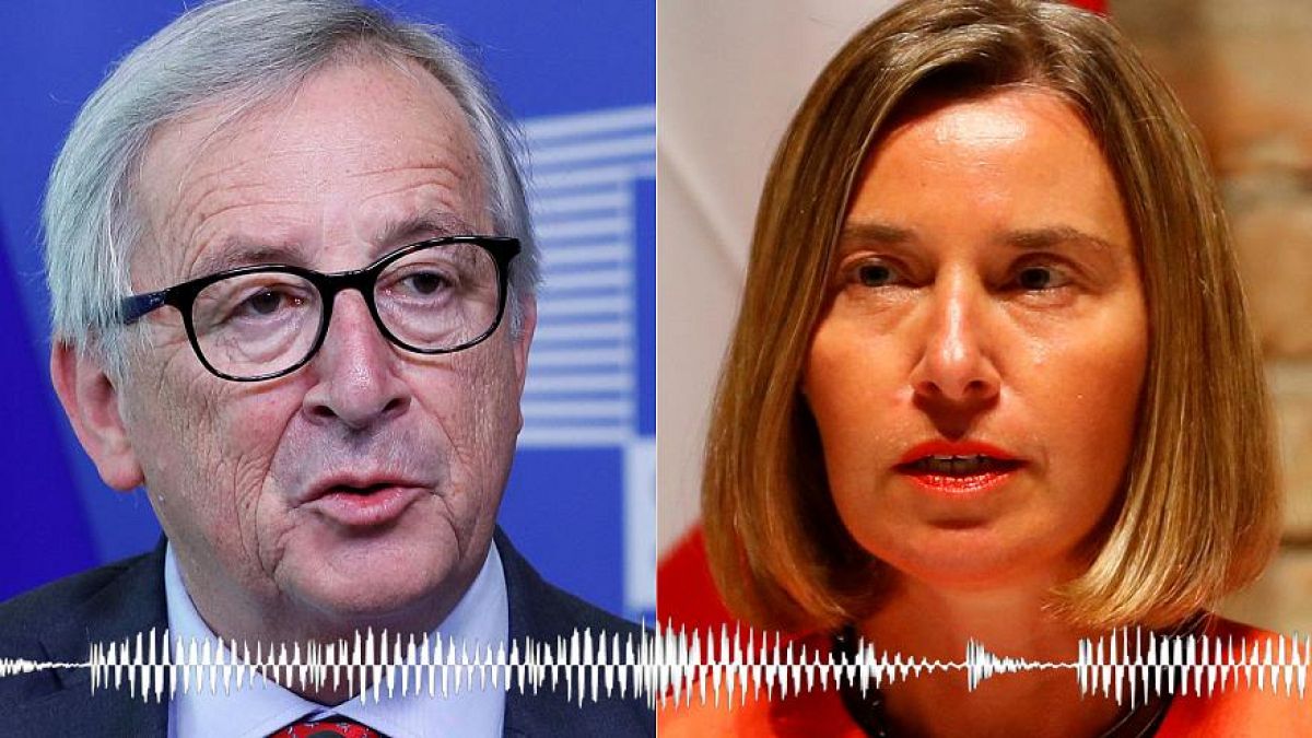 Komiker tricksten Juncker und Mogherini in "Gespräch mit Armeniens Ministerpräsident"