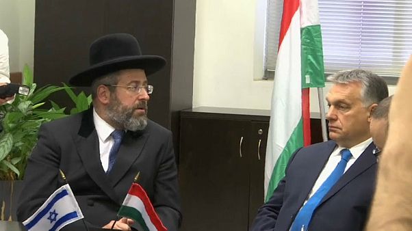 Viktor Orban, das "Bollwerk gegen Antisemitismus", in Israel Viktor Orban, das "Bollwerk gegen Antisemitismus", in Israel