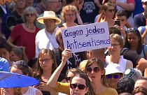 Manifestación contra el antisemitismo en Bonn