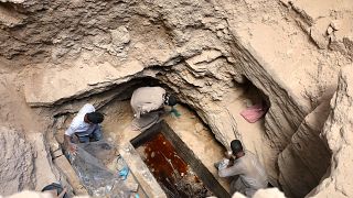 Egipto: abren el misterioso sarcófago de granito negro