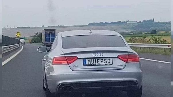Das umstrittene Nummernschild Das umstrittene Nummernschild