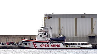 Le bateau de l'ONG espagnole Pro Activa Open Arms accoste à Majorque