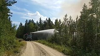 В Швеции пожары, в Британии засуха