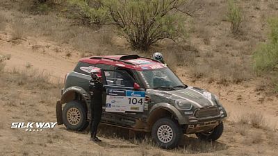 Dramatic first day at 2018 Silk Way Rally