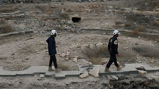 Des casques blancs en Syrie