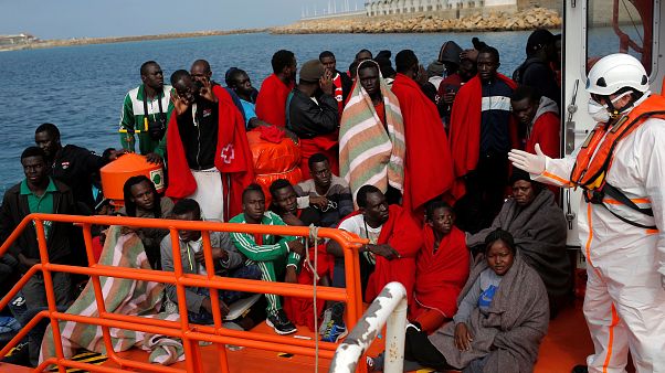 Mais de duas centenas de migrantes resgatados no Estreito de Gibraltar Mais de duas centenas de migrantes resgatados no Estreito de Gibraltar