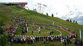 World's biggest alpine horn festival delights Swiss folklore fans