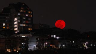 Blutmond über Japan