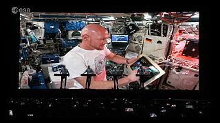 Astronaut jams live from space with Kraftwerk