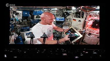 Astronaut jams live from space with Kraftwerk