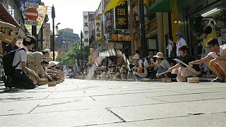 Vague de chaleur au Japon : 40° à l'ombre à Tokyo