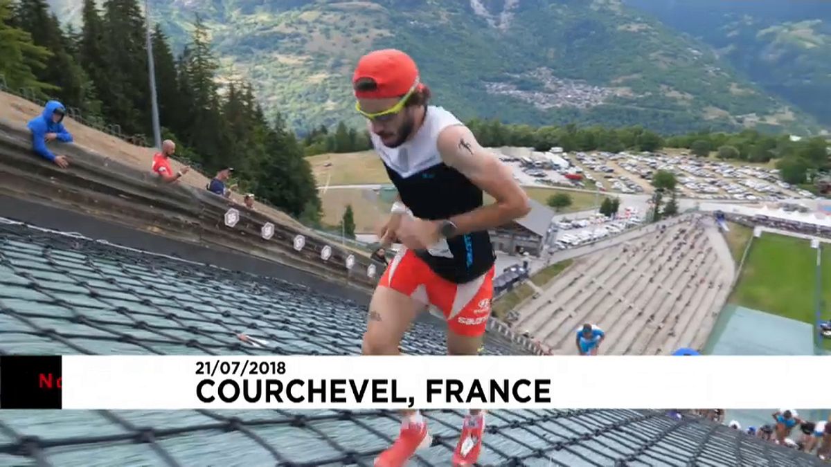 Courchevel: Uma corrida quase vertical