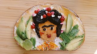 Frida Kahlo - als Kunst auf Brot