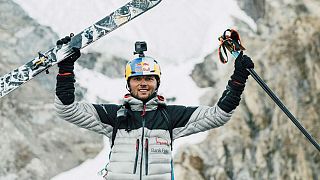 Andrzej Bargiel celebrates his success.