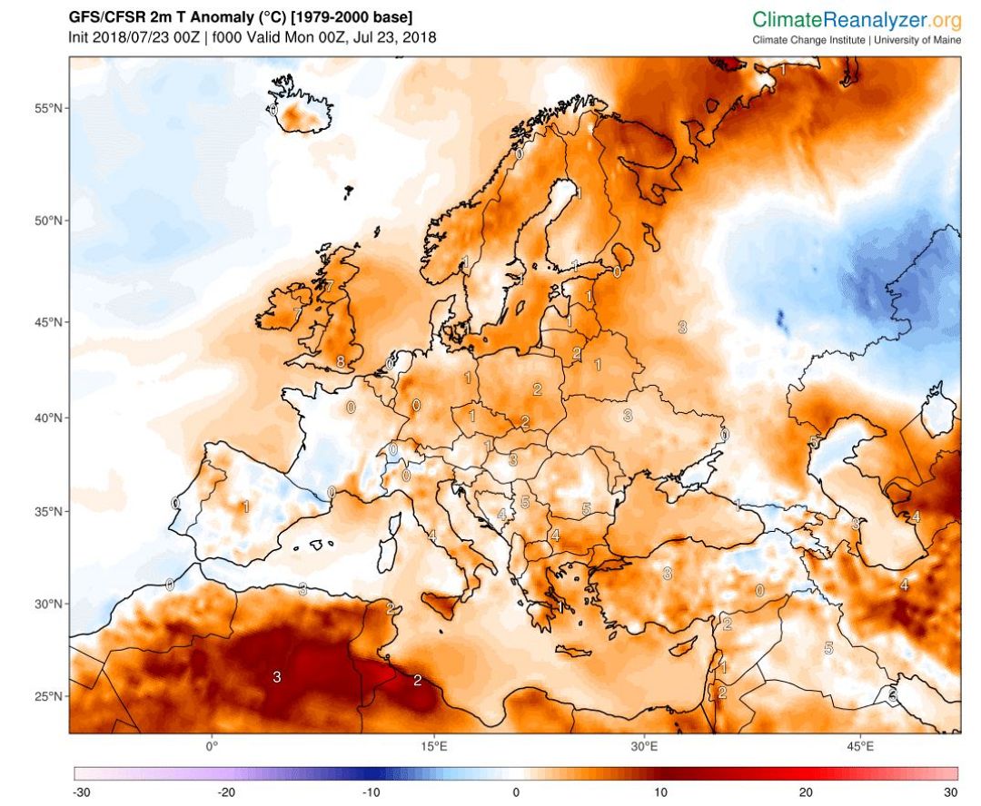 Quale l'impatto sull'ambiente dei mari più caldi di sempre, in Europa